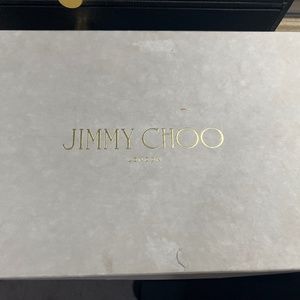 Jimmy Choo Romy 60 heels in silver glitter